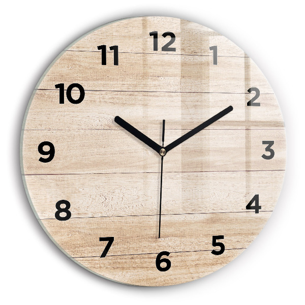 Orologio rotondo Struttura in legno
