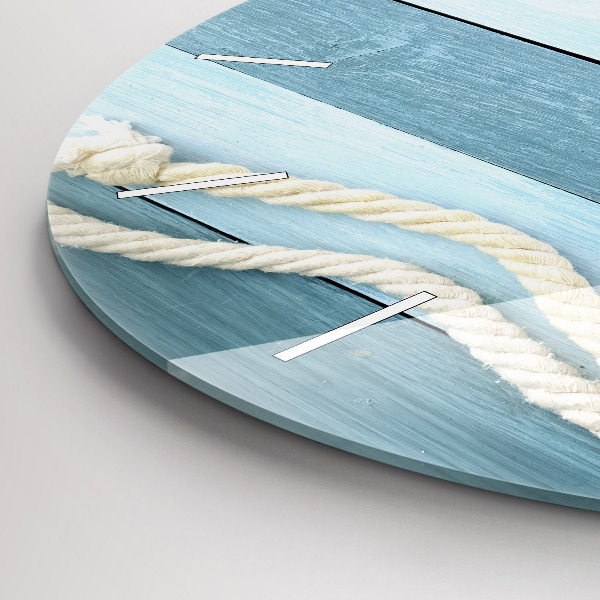 Orologio rotondo Strisce di tavole e guscio