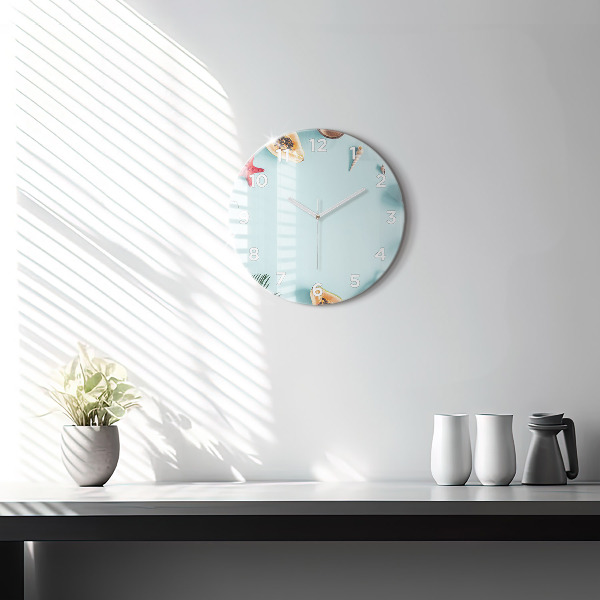 Orologio rotondo Composizione estiva