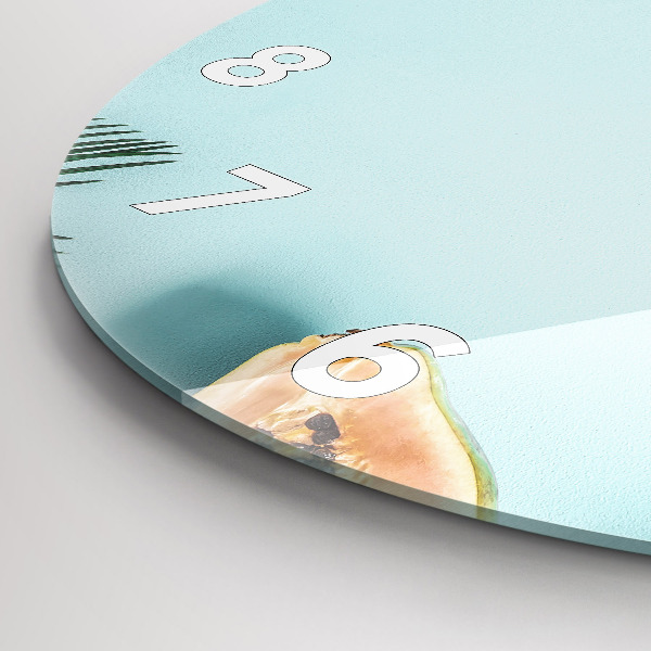 Orologio rotondo Composizione estiva