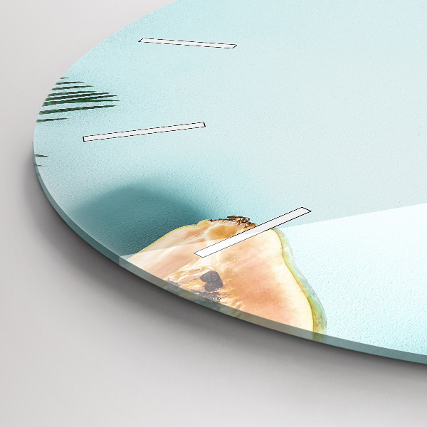 Orologio rotondo Composizione estiva