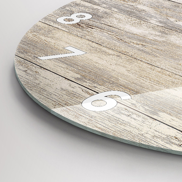 Orologio rotondo Pannelli in legno