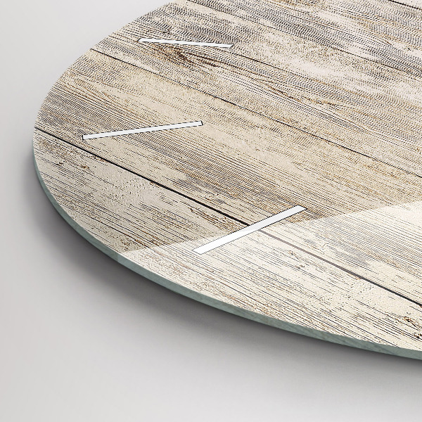 Orologio rotondo Pannelli in legno