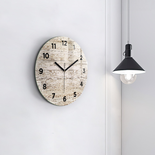 Orologio rotondo Pannelli in legno