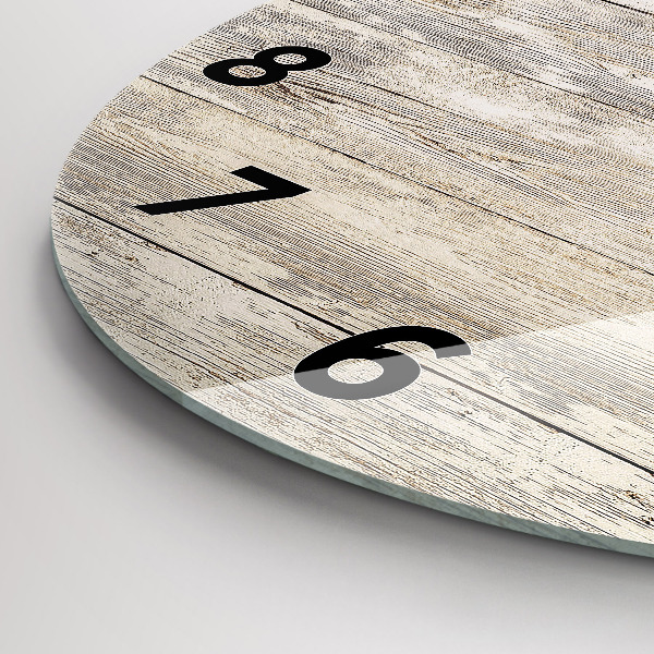 Orologio rotondo Pannelli in legno