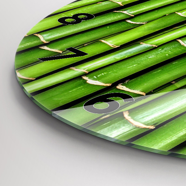 Orologio rotondo Bambù asiatico