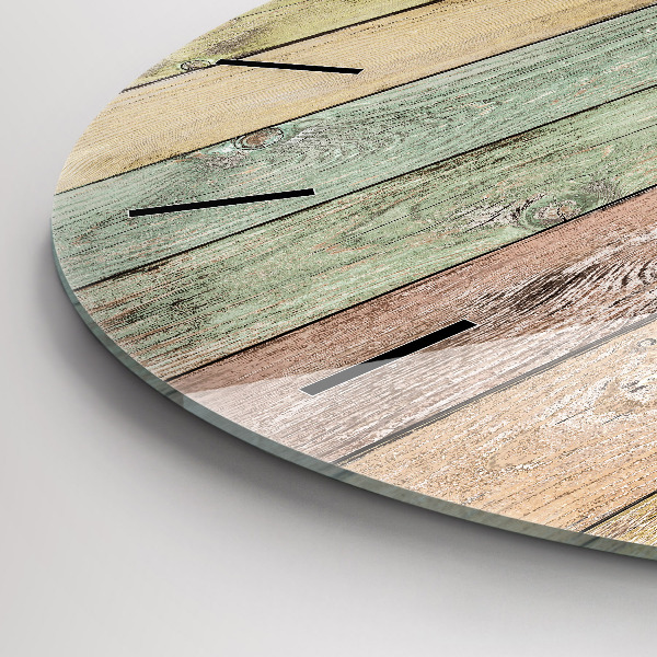 Orologio rotondo Tavole colorate