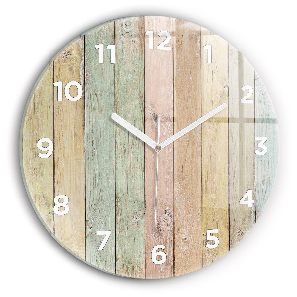 Orologio rotondo Tavole colorate