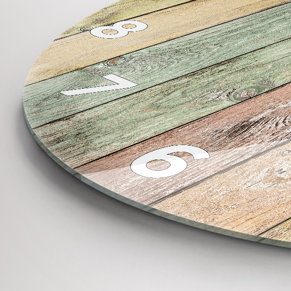 Orologio rotondo Tavole colorate