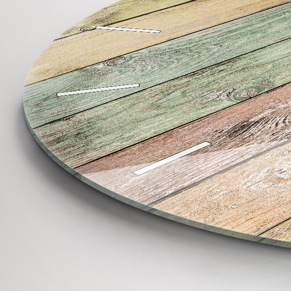 Orologio rotondo Tavole colorate