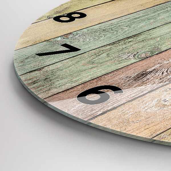 Orologio rotondo Tavole colorate