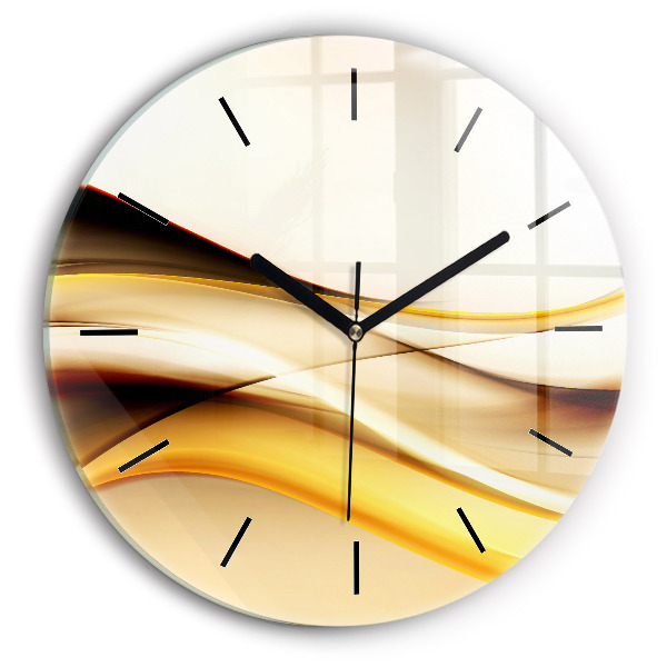 Orologio rotondo Onda astratta