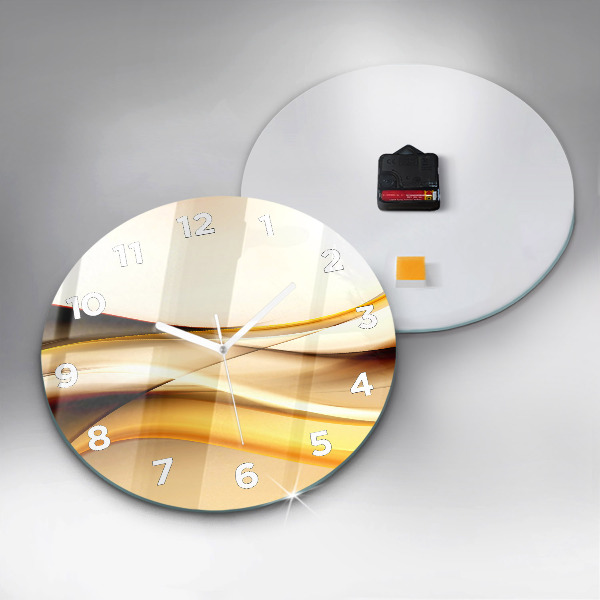 Orologio rotondo Onda astratta