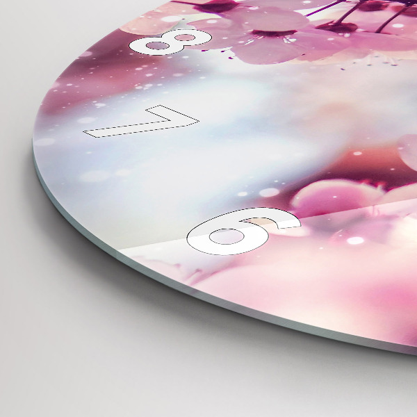 Orologio rotondo Fiori primaverili