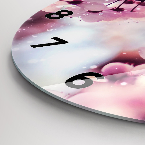 Orologio rotondo Fiori primaverili