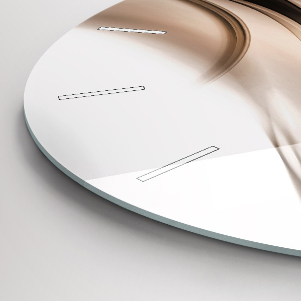 Orologio rotondo Linea di astrazione