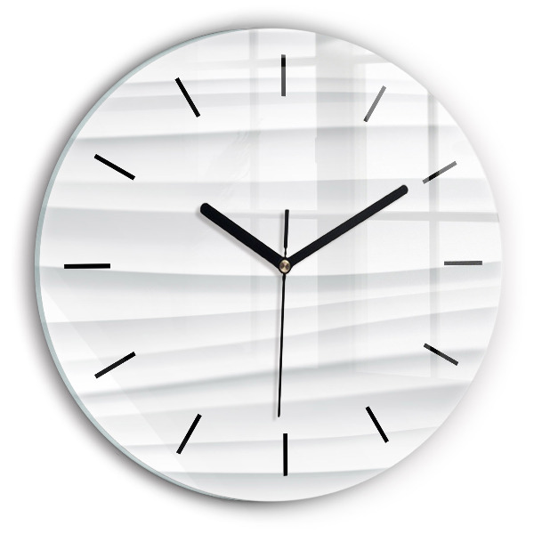 Orologio rotondo Trama delle onde