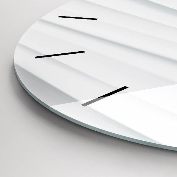 Orologio rotondo Trama delle onde