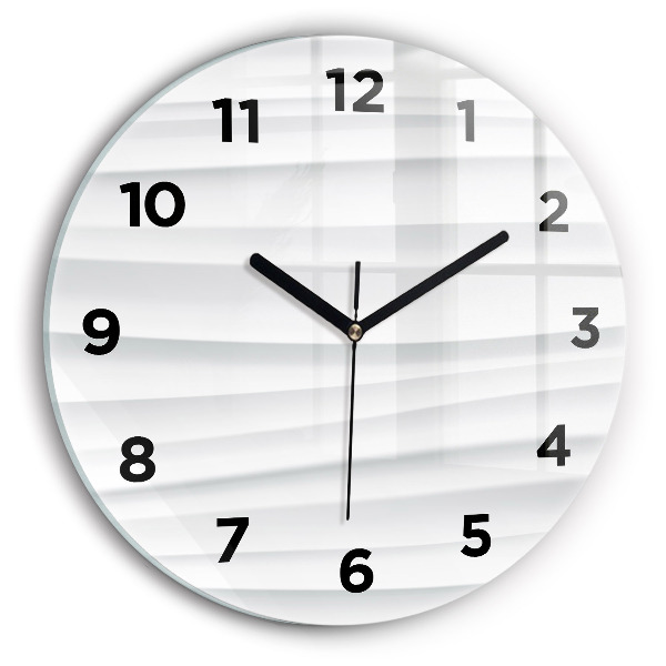 Orologio rotondo Trama delle onde