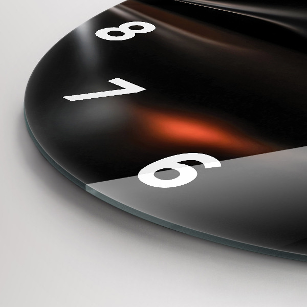 Orologio rotondo in vetro Astrazione