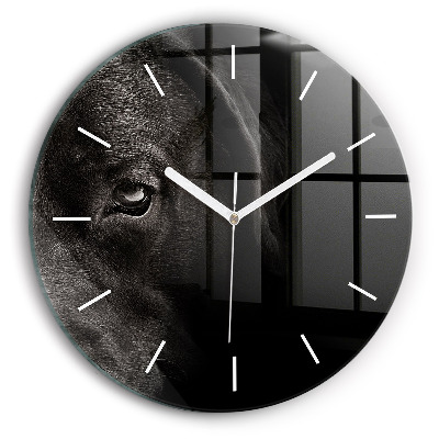 Orologio rotondo Cane e gatto Scottish Fold