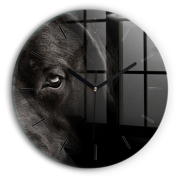Orologio rotondo Cane e gatto Scottish Fold