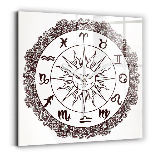 Orologio quadrato Zodiaci decorativi