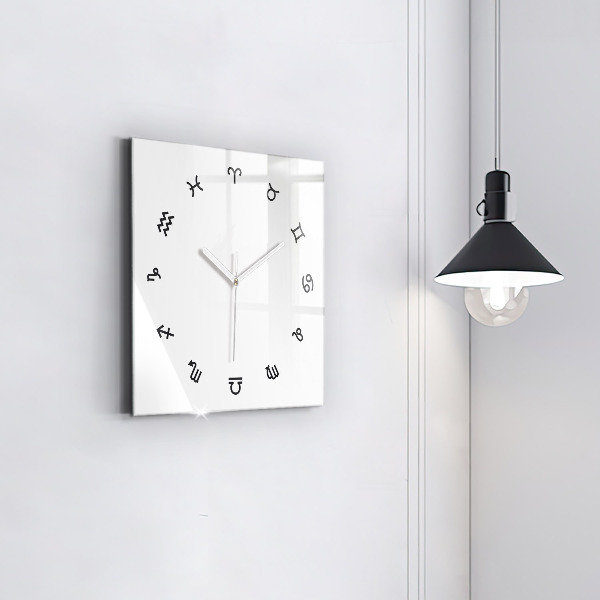 Orologio quadrato Zodiaci minimalisti