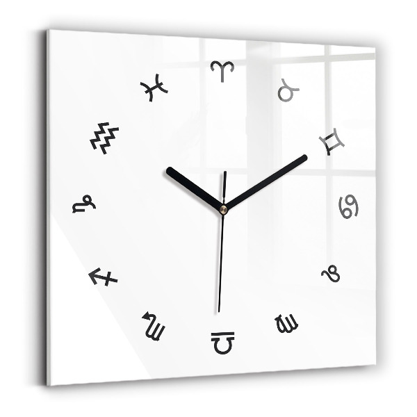 Orologio quadrato Zodiaci minimalisti