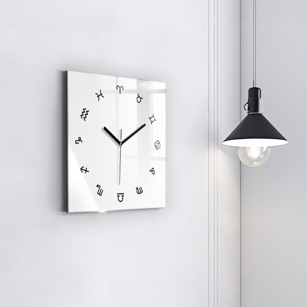 Orologio quadrato Zodiaci minimalisti