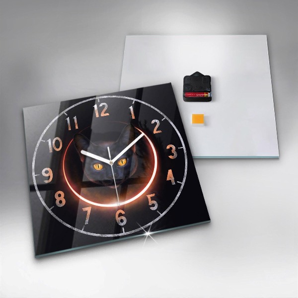 Orologio quadrato Gatto magico