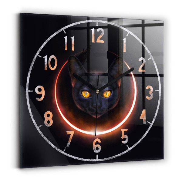 Orologio quadrato Gatto magico