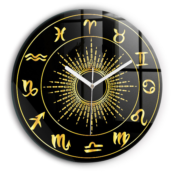 Orologio rotondo Segni zodiacali