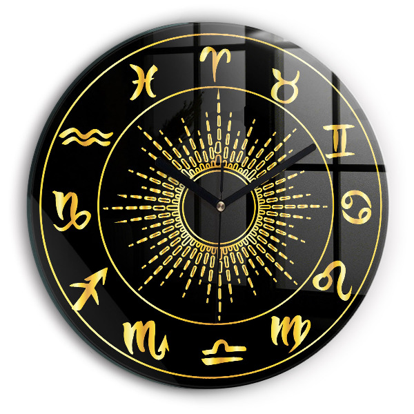 Orologio rotondo Segni zodiacali