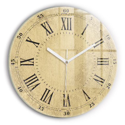 Orologio rotondo Numeri romani in bronzo
