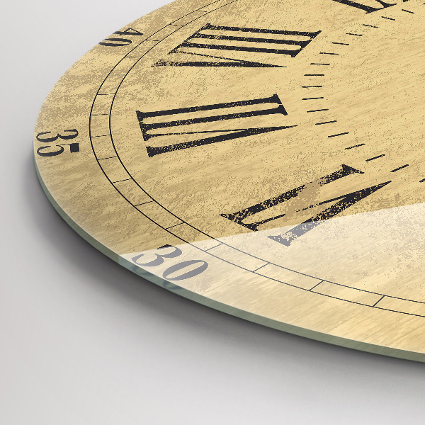 Orologio rotondo Numeri romani in bronzo