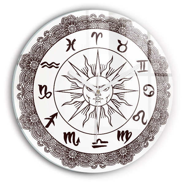 Orologio rotondo Zodiaci decorativi