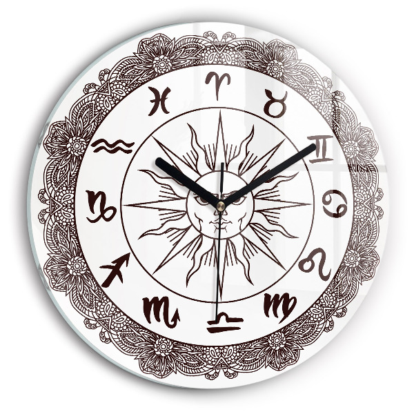 Orologio rotondo Zodiaci decorativi
