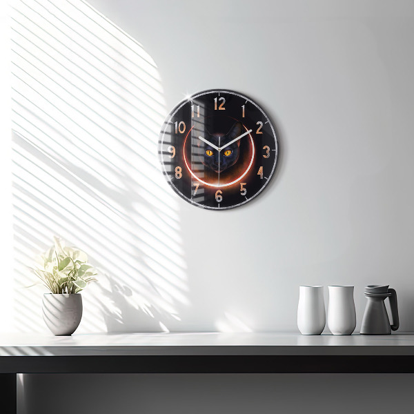 Orologio rotondo Gatto magico