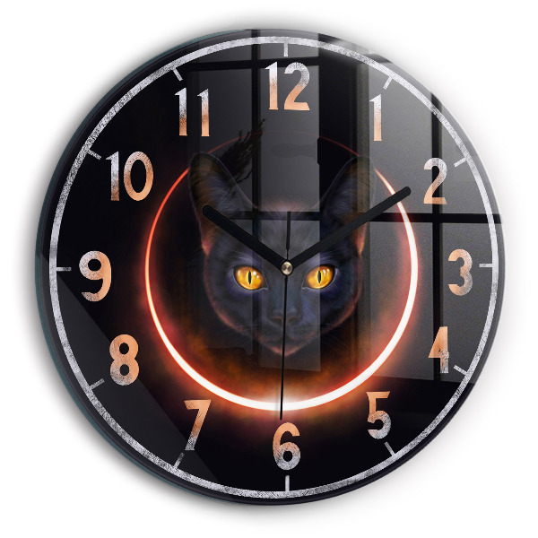 Orologio rotondo Gatto magico