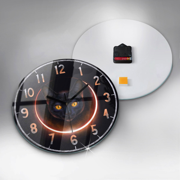 Orologio rotondo Gatto magico