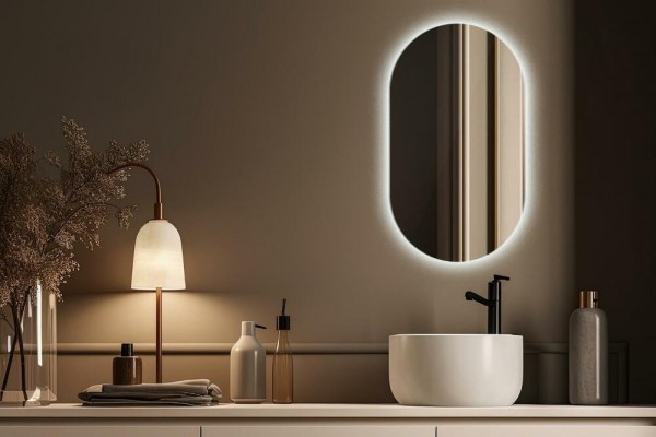 Come illuminare correttamente uno specchio nel bagno?