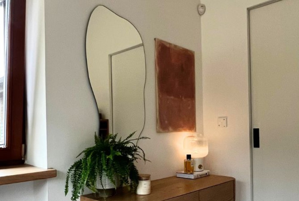 installazione dello specchio