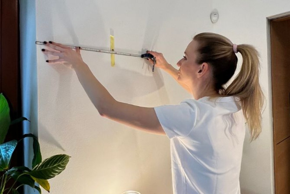 installazione dello specchio